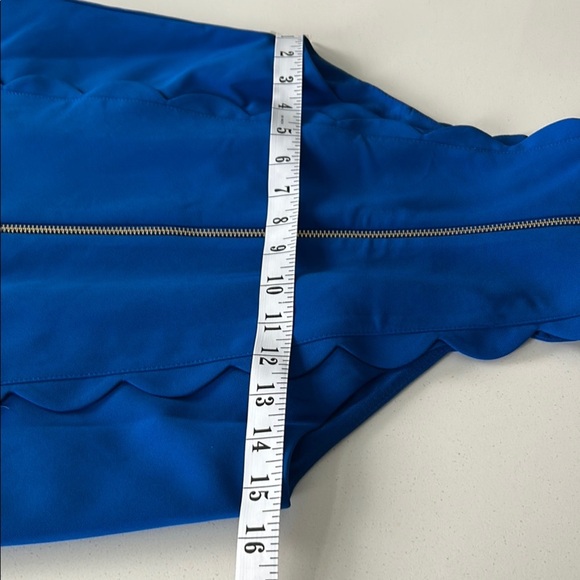 Ted Baker London Blue Scalloped Halter Dress - Picture 8 of 11